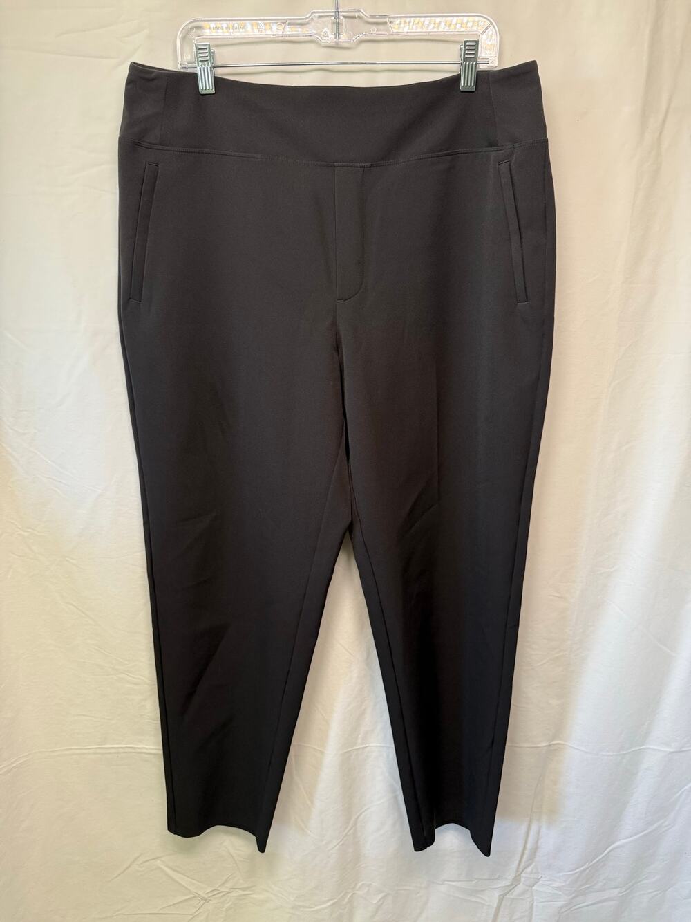Athleta Endless Ankle Pants, Black, Size 16 Tall - Excellent